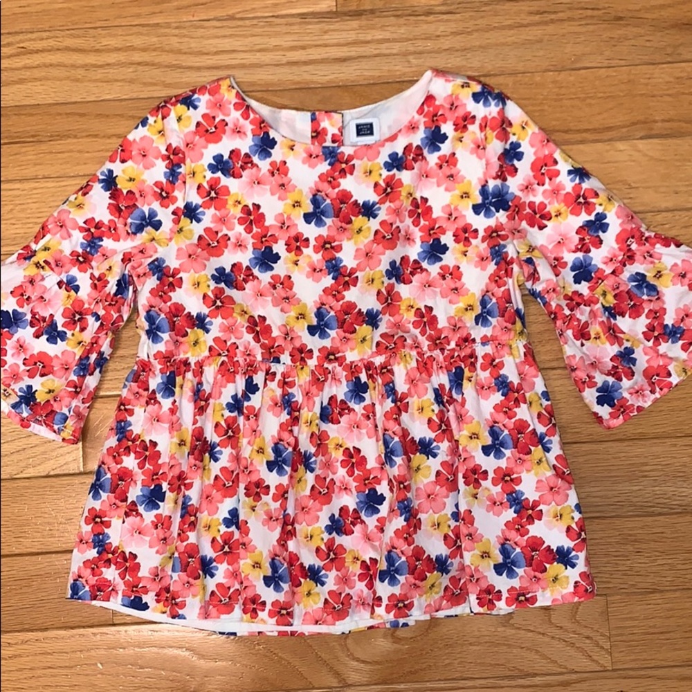 Janie and Jack peplum top - Size 6